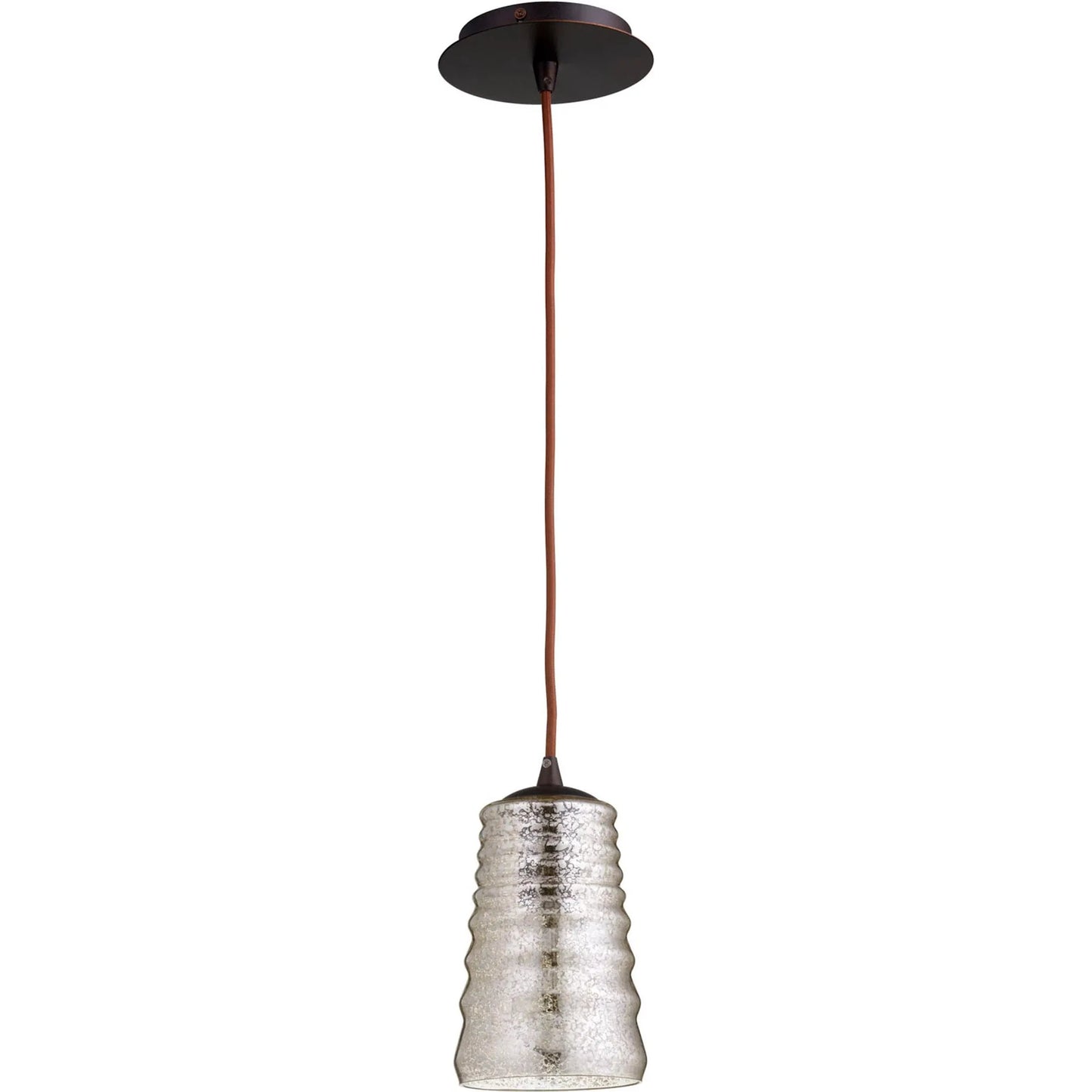 004 S-254462 | Primary Silo | Ariel Pendant by Cyan Design in oiled bronze. Made from glass, iron in a modern style.
