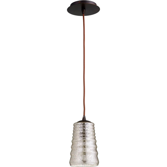 Ariel Pendant by Cyan Design in oiled bronze. Made from glass, iron in a modern style.