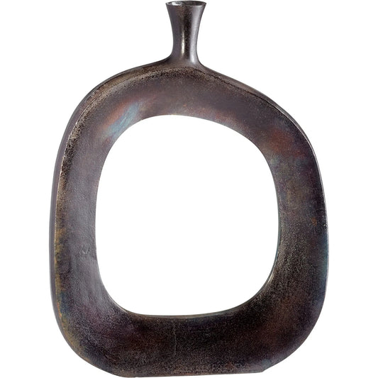 Serres Vase by Cyan Design in burnished copper. Made from aluminum in a modern style.