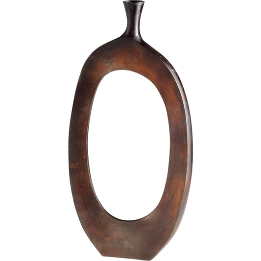 Serres Vase by Cyan Design in burnished copper. Made from aluminum in a modern style.