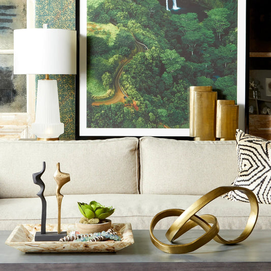 A Step up Vase by Cyan Design. Made from aluminum in a modern style.