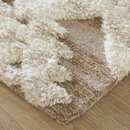 Anica Geometric ANC8A97F Rug by Feizy in ivory, taupe, gray. Made from wool in a unique style.