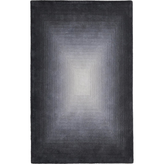 Katya Rug - KTY8988F by Feizy in black, white, gray. Made from wool in a unique style.