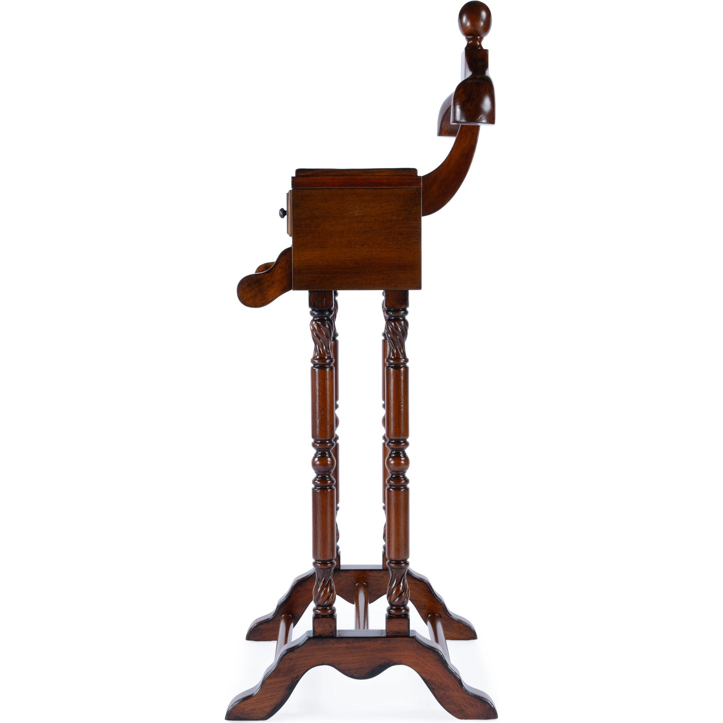 006 SI-2077866 | Additional Silo | Petrov Clothing Valet Stand by Butler Specialty Company. Made from rubberwood and poplar hardwood solids, mdf, cherry veneer in a traditional style.