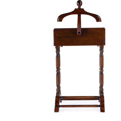 Petrov Clothing Valet Stand by Butler Specialty Company. Made from rubberwood and poplar hardwood solids, mdf, cherry veneer in a traditional style.