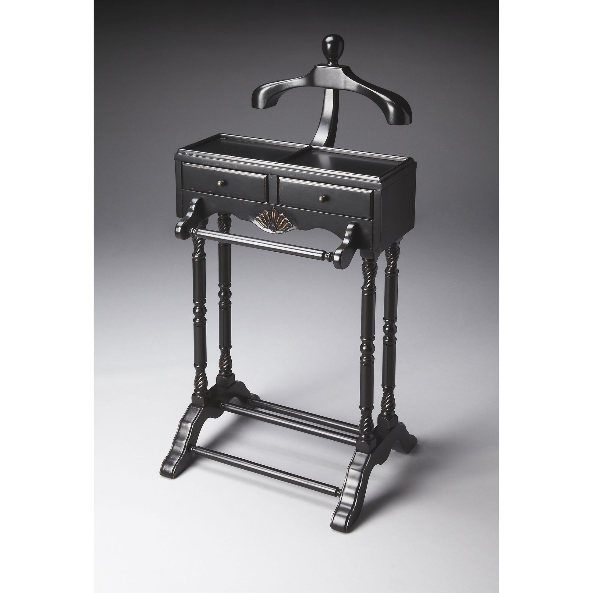 Petrov Valet by Butler Specialty Company. Made from rubberwood, poplar hardwood solids, mdf, cherry veneer in a traditional style.