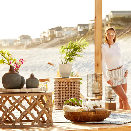 Osiris Vase by Cyan Design in charcoal gray, bronze. Made from ceramic in a modern style.