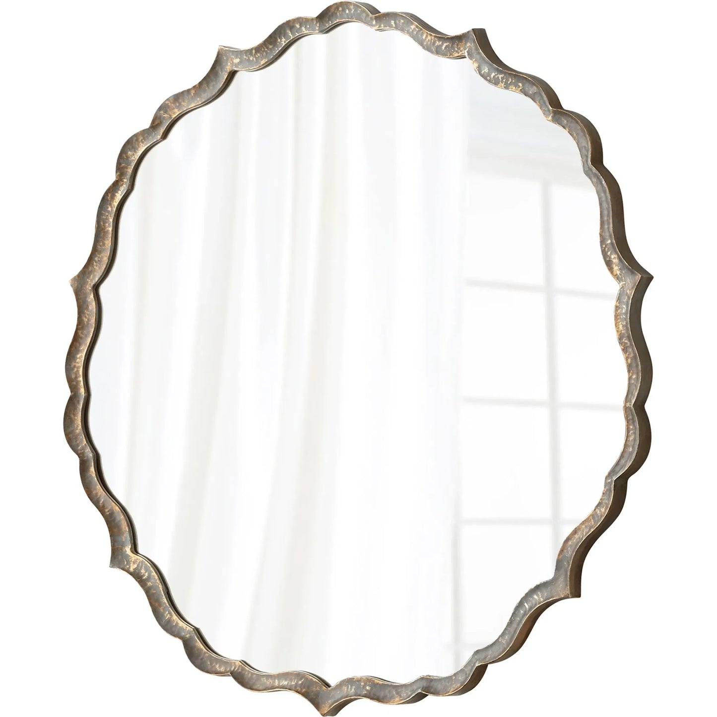 001 S-257011 | Primary Silo | Radiance Mirror by Cyan Design in rustic patina. Made from iron, mirrored glass in a transitional style.