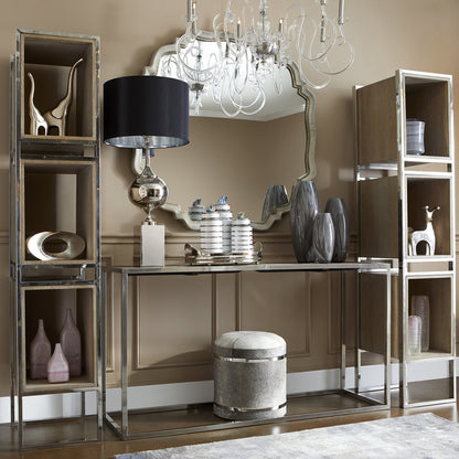 Tower Container by Cyan Design in white. Made from ceramic, crystal in a modern style.