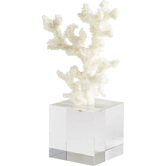 Cordelia Sculpture by Cyan Design in white, clear. Made from resin, iron, crystal in a coastal style.
