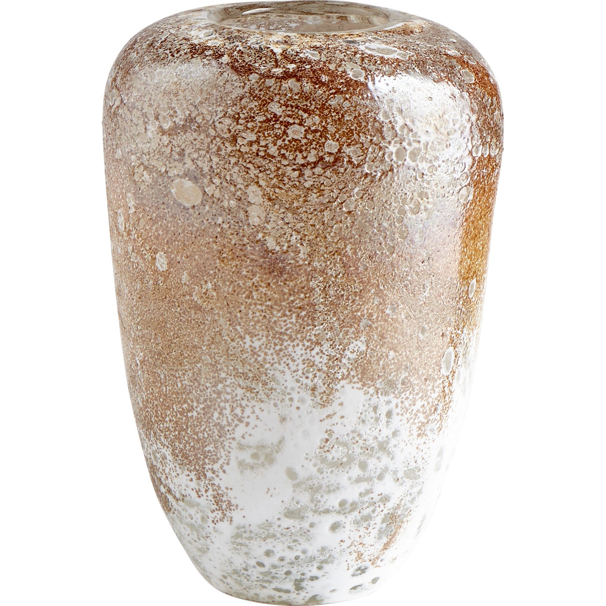 Goldwyn Vase by Cyan Design in tuscan scavo. Made from glass in a modern style.