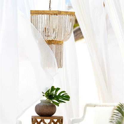 Estrella Pendant by Cyan Design in tinted gold leaf. Made from iron, wood in a cottage & farmhouse style.