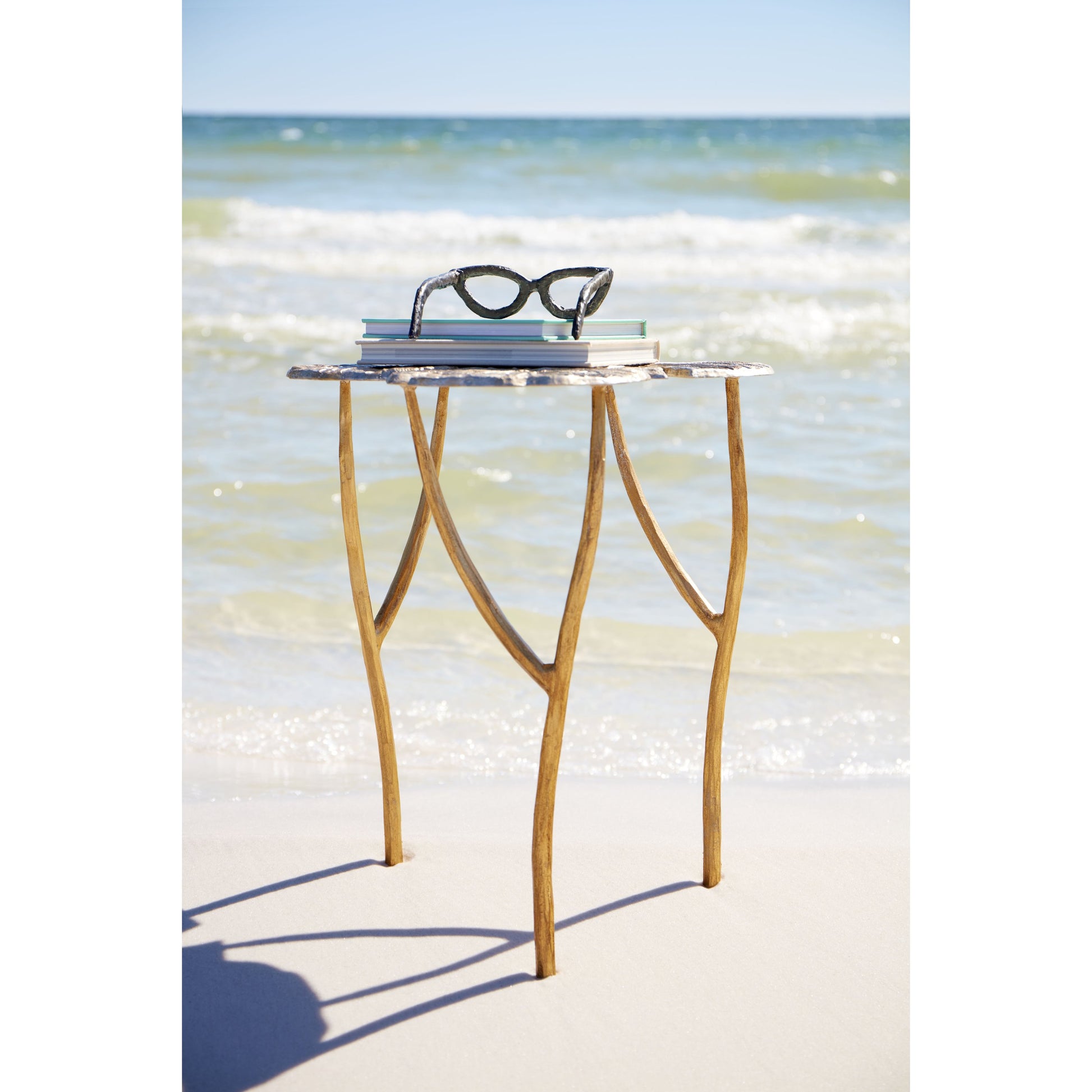 Cat Eyes Sculpture by Cyan Design. Made from iron in a modern style.