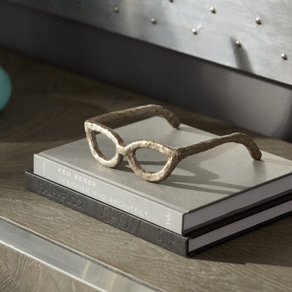 Cat Eyes Sculpture by Cyan Design. Made from iron in a modern style.