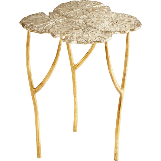 Ulla Table by Cyan Design in silver, gold. Made from iron in a modern style.