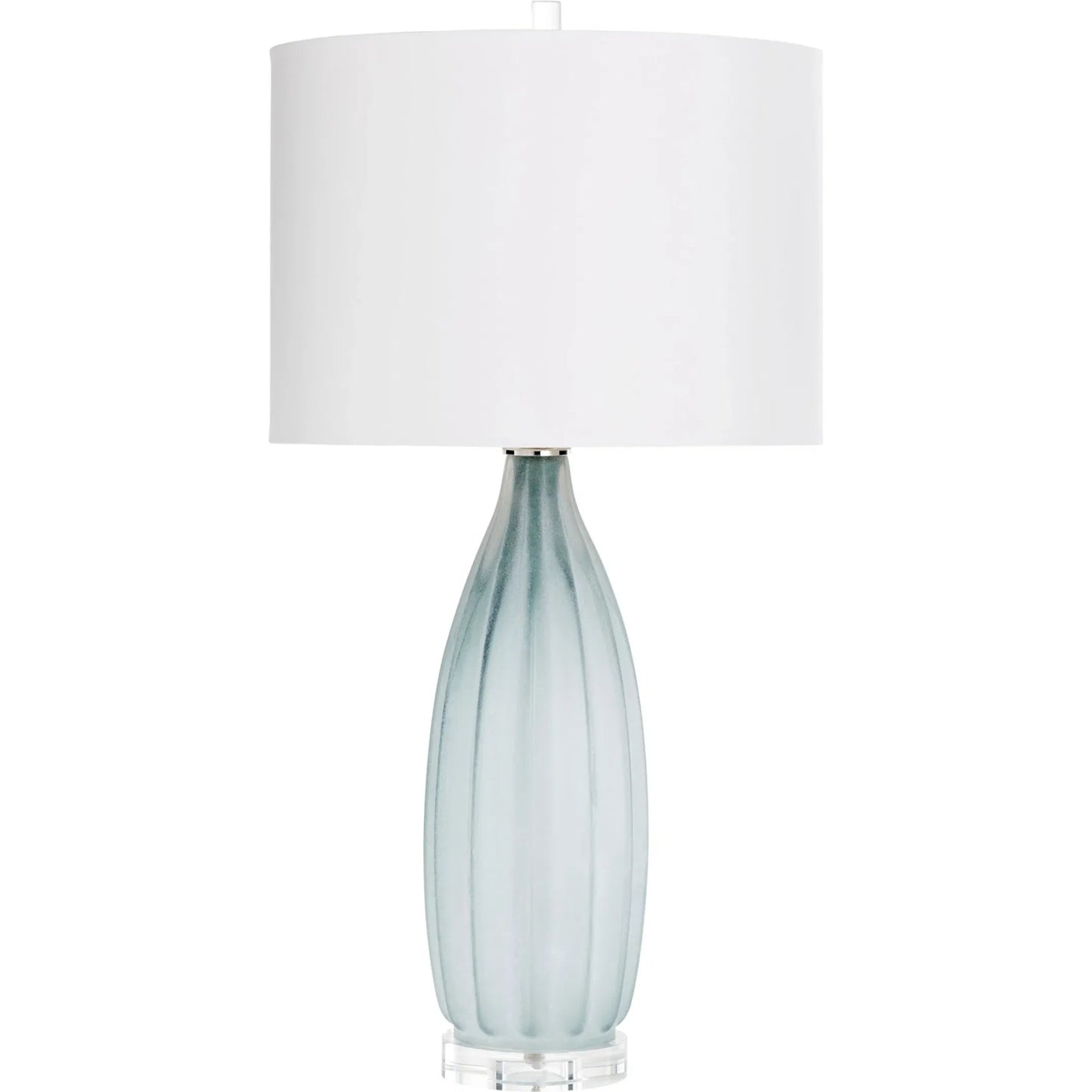 011 S-254704 | Primary Silo | Blakemore Table Lamp by Cyan Design in gray. Made from glass with off white cotton shade in a modern style.