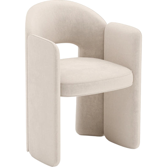 Overlap Arm Dining Chair by Caracole. Made from metal in a transitional style.