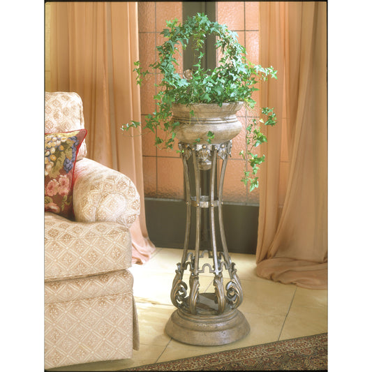 Cast Iron & Stone Jardiniere by Butler Specialty Company in multi-color and cast iron. Made from cast stone, metal, resin in a eclectic & global style.