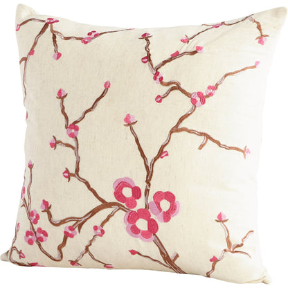 Cherry Blossom Pillow Cover by Cyan Design. Made from cotton in a modern style.