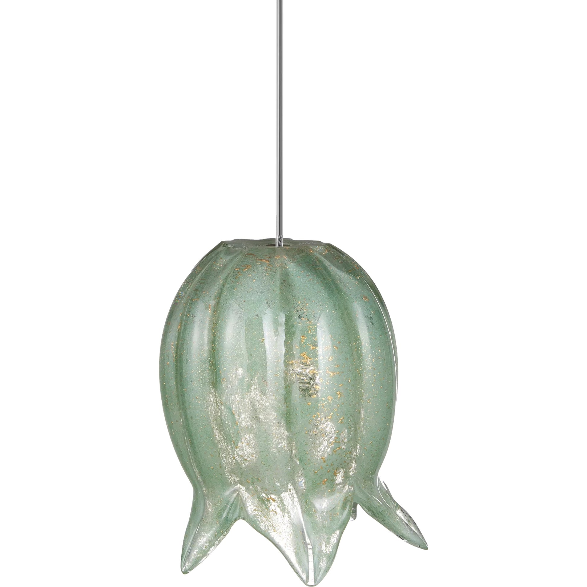 Polpo 3-Light Multi-Drop Pendant by Currey and Company. Made from art glass, metal in a modern style.