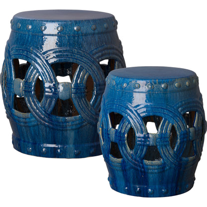 Eternity Garden Stool/Table by Emissary USA. Made from ceramic in a eclectic & global style.