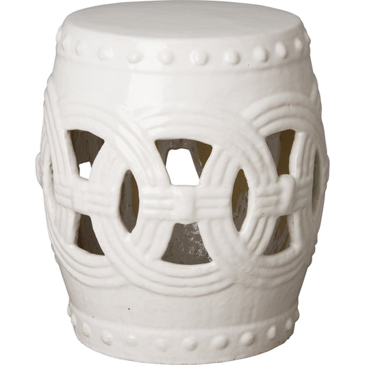 Eternity Garden Stool/Table by Emissary USA. Made from ceramic in a eclectic & global style.