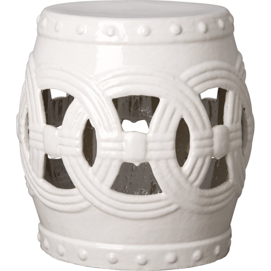 Eternity Garden Stool/Table by Emissary USA. Made from ceramic in a eclectic & global style.