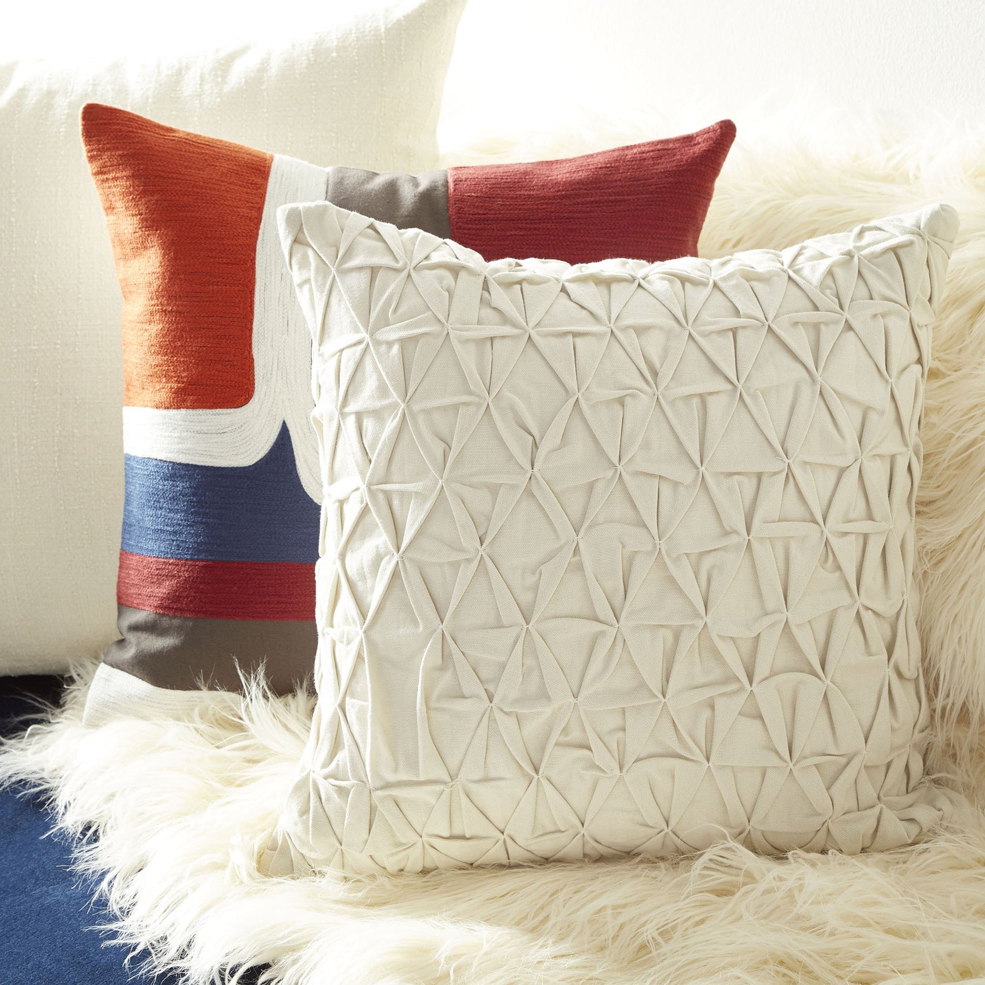 Terra Pillow Cover by Cyan Design. Made from cotton in a modern style.