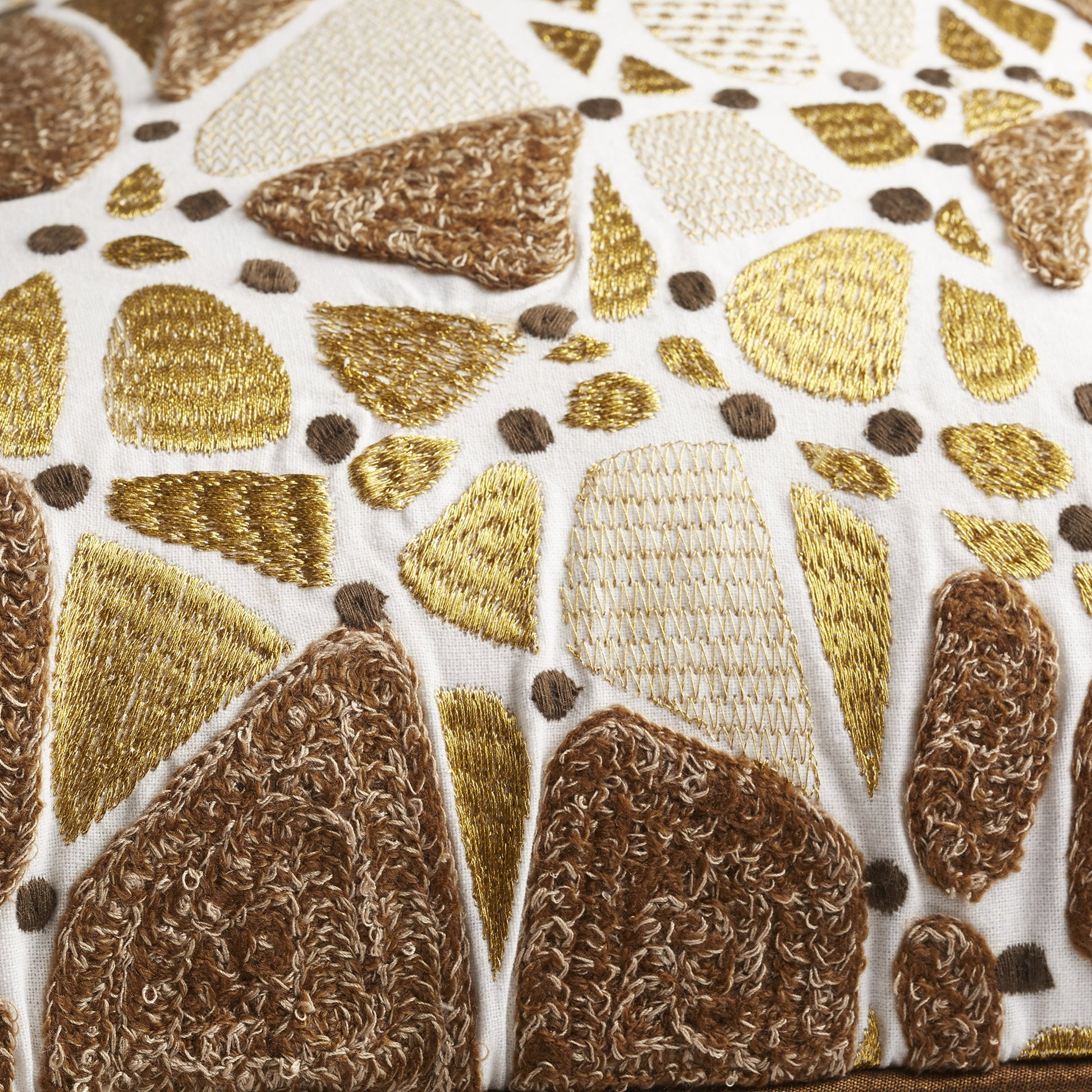 Angeles Pillow Cover by Cyan Design in brown, bronze. Made from cotton in a modern style.