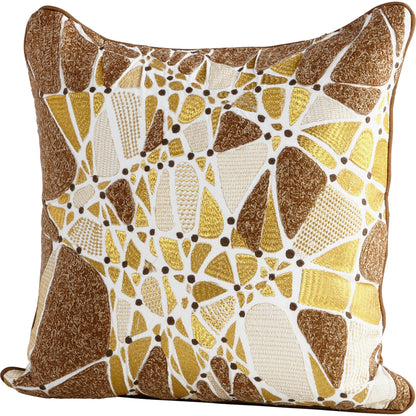 Angeles Pillow Cover by Cyan Design in brown, bronze. Made from cotton in a modern style.