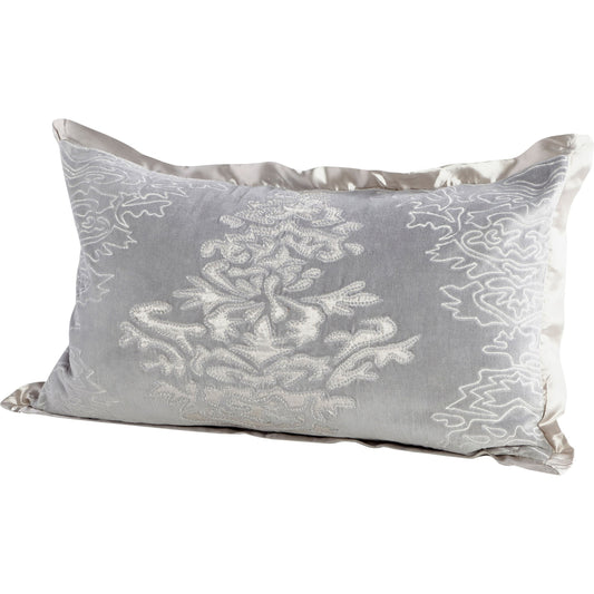 Veyda Pillow Cover by Cyan Design in blue, white. Made from cotton velvet in a transitional style.