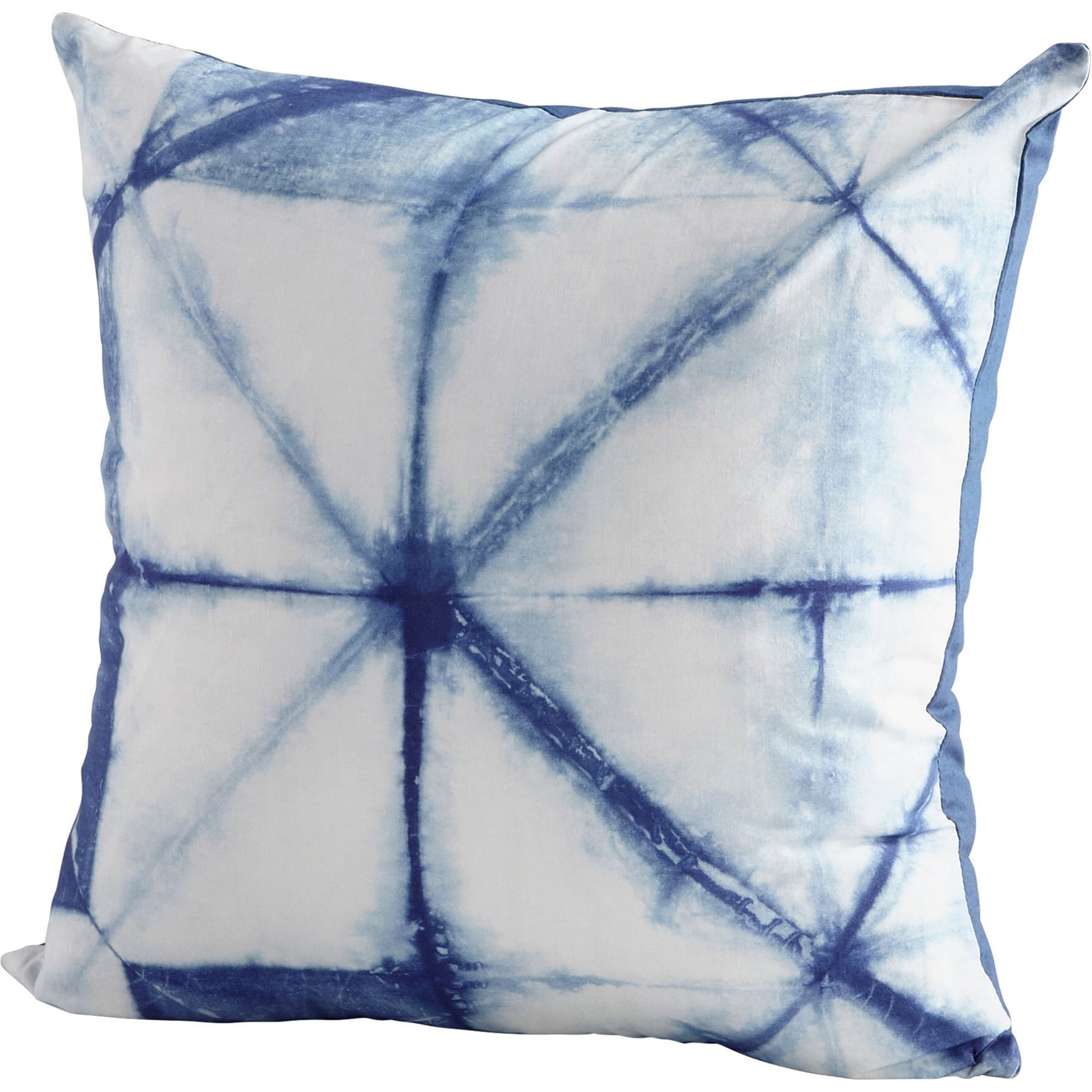 Cern Pillow Cover by Cyan Design in blue, white. Made from cotton in a eclectic & global style.