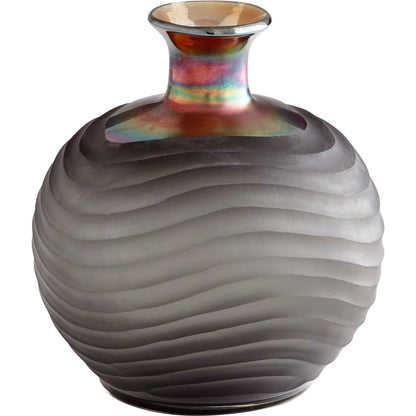 Jadeite Vase by Cyan Design in iridescent. Made from glass in a modern style.