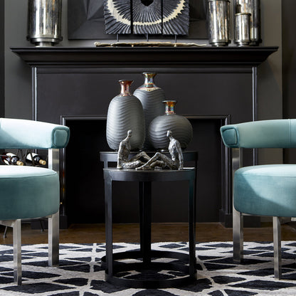 Jadeite Vase by Cyan Design in iridescent. Made from glass in a modern style.