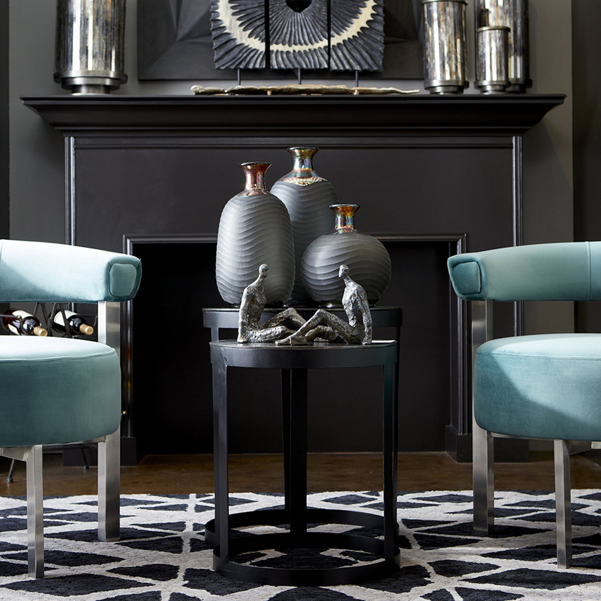 Jadeite Vase by Cyan Design in iridescent. Made from glass in a modern style.