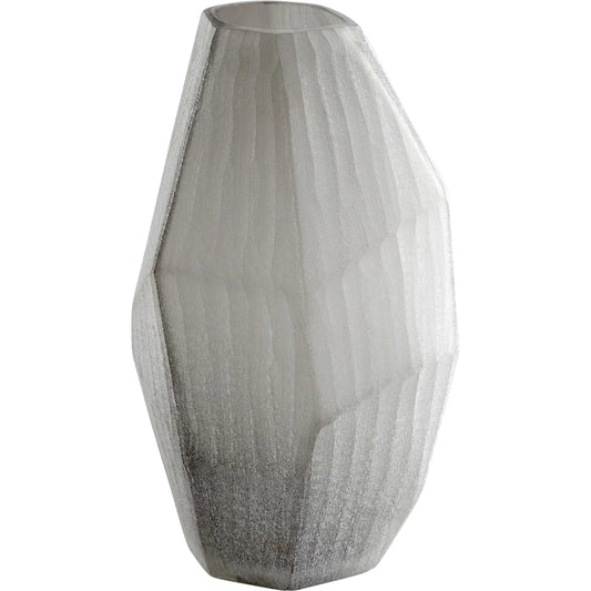 Kennecott Vase by Cyan Design in ash gray. Made from glass in a modern style.