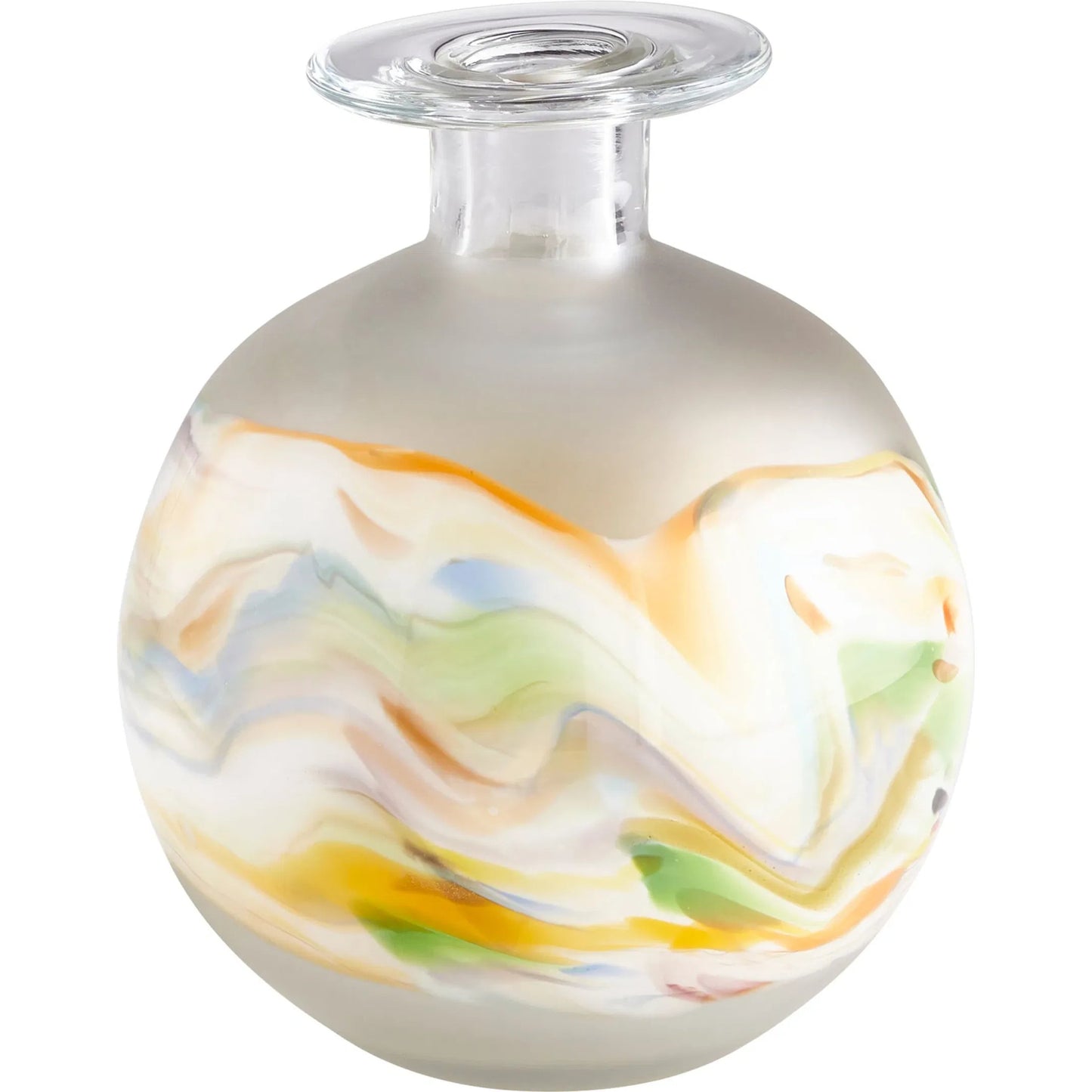 001 S-256095 | Primary Silo | Kimbie Glass Vase by Cyan Design in multi colored. Made from glass in a modern style.