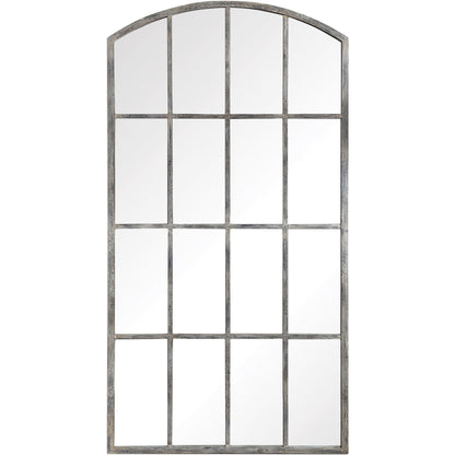 Amiel Ivory Arched Mirror by Uttermost. Made from metal, glass, mdf in a cottage & farmhouse style.