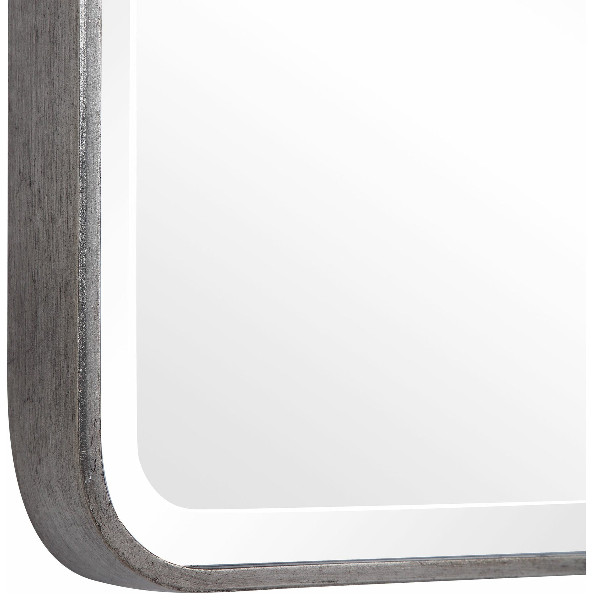Aramis Silver Mirror by Uttermost in silver. Made from iron, glass, mdf in a modern style.
