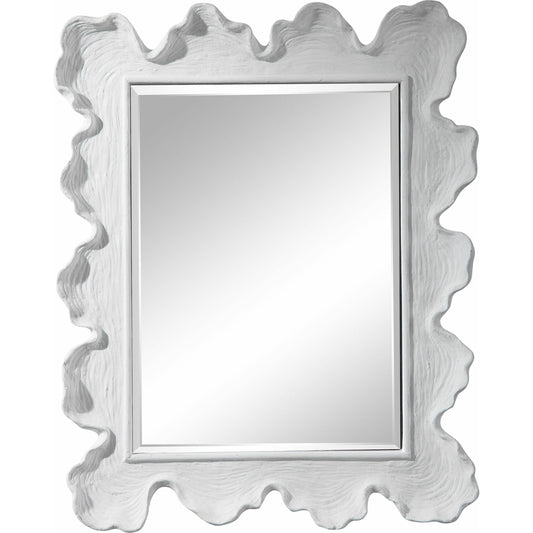 Sea Coral Coastal Mirror by Uttermost. Made from glass, resin in a transitional style.