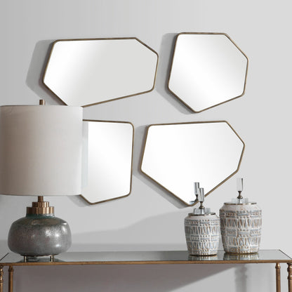 Linneah Modern Mirrors by Uttermost. Made from metal, mdf, glass in a modern style.