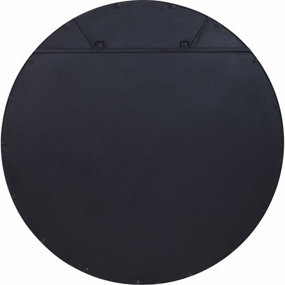 Argand Industrial Round Mirror by Uttermost. Made from metal, mdf, glass in a modern style.