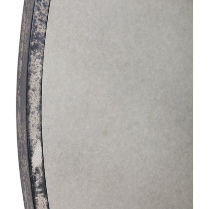Argand Industrial Round Mirror by Uttermost. Made from metal, mdf, glass in a modern style.