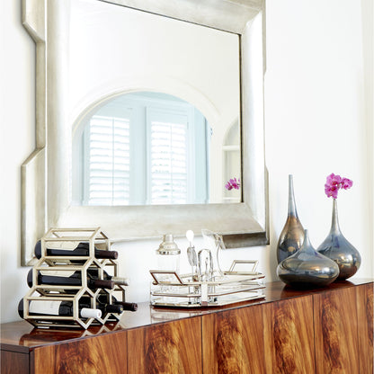 Ariel Vase by Cyan Design in iridescent sunset. Made from glass in a modern style.