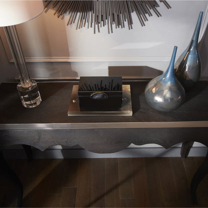 Ariel Vase by Cyan Design in iridescent sunset. Made from glass in a modern style.