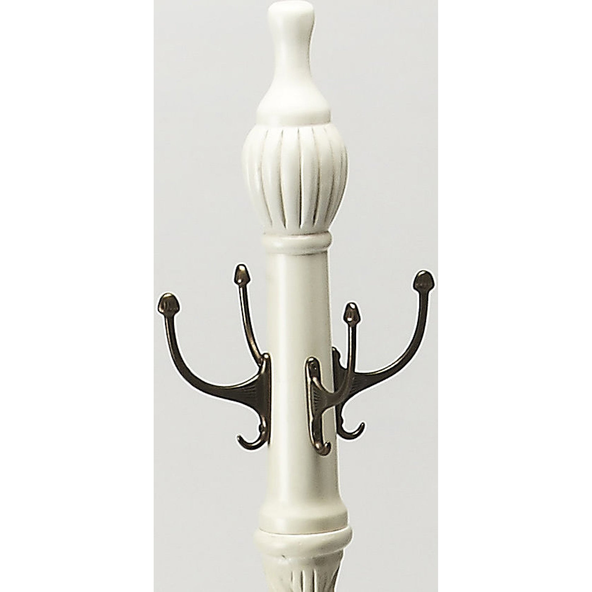 Haywood Costume by Butler Specialty Company in gray and driftwood. Made from rubberwood solids, antique brass hardware in a traditional style.