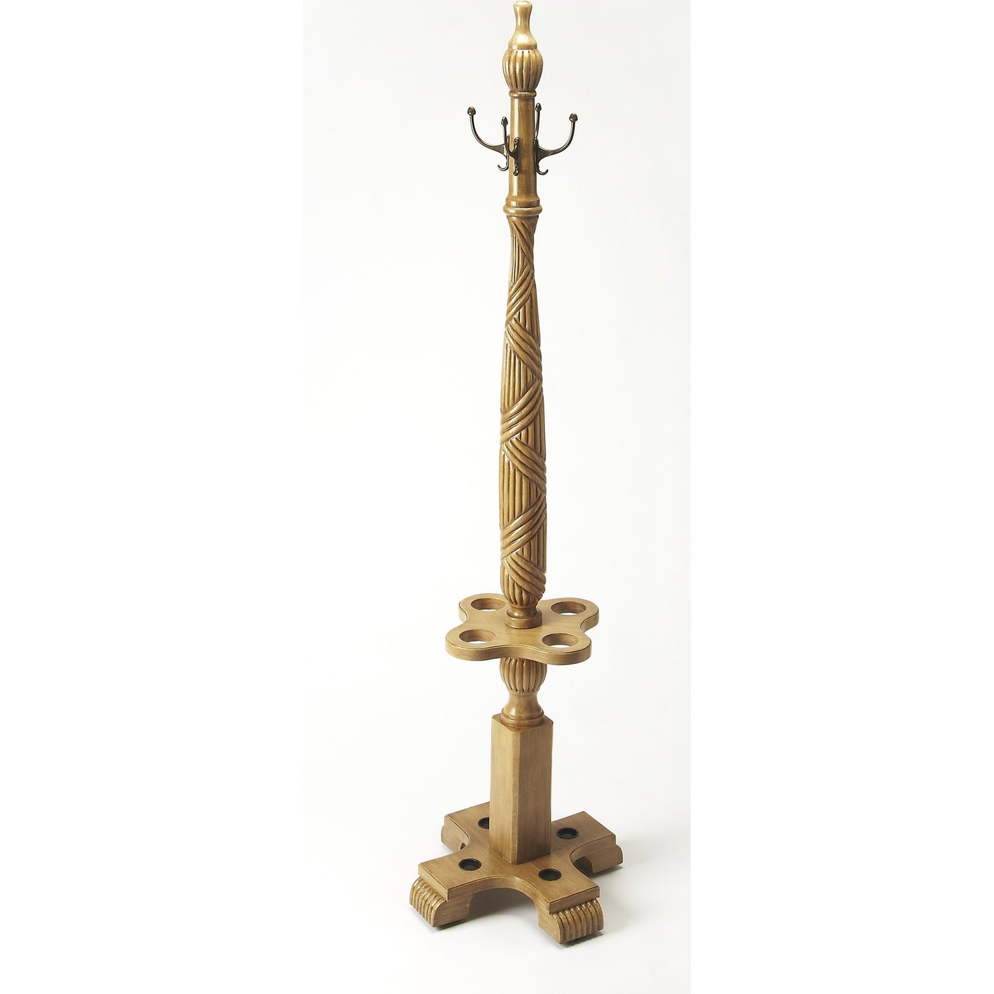 002 O-BUTLER-969247 | Additional Silo | Haywood Costume by Butler Specialty Company in gray and driftwood. Made from rubberwood solids, antique brass hardware in a traditional style.