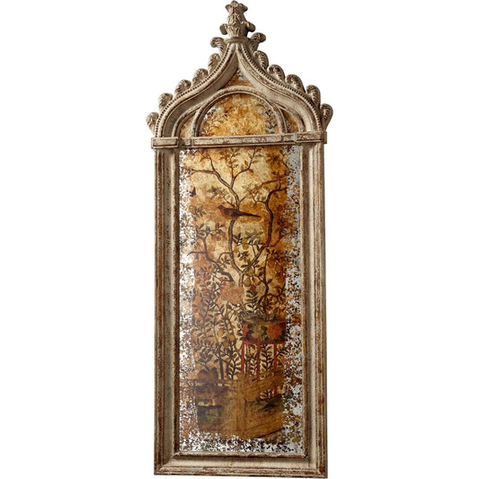 Louvre Wall Art by Cyan Design in rustic gold. Made from polyfoam, mirrored glass in a eclectic & global style.