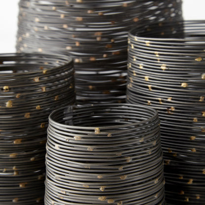 Luniana Candleholder by Cyan Design in antique black. Made from iron in a modern style.