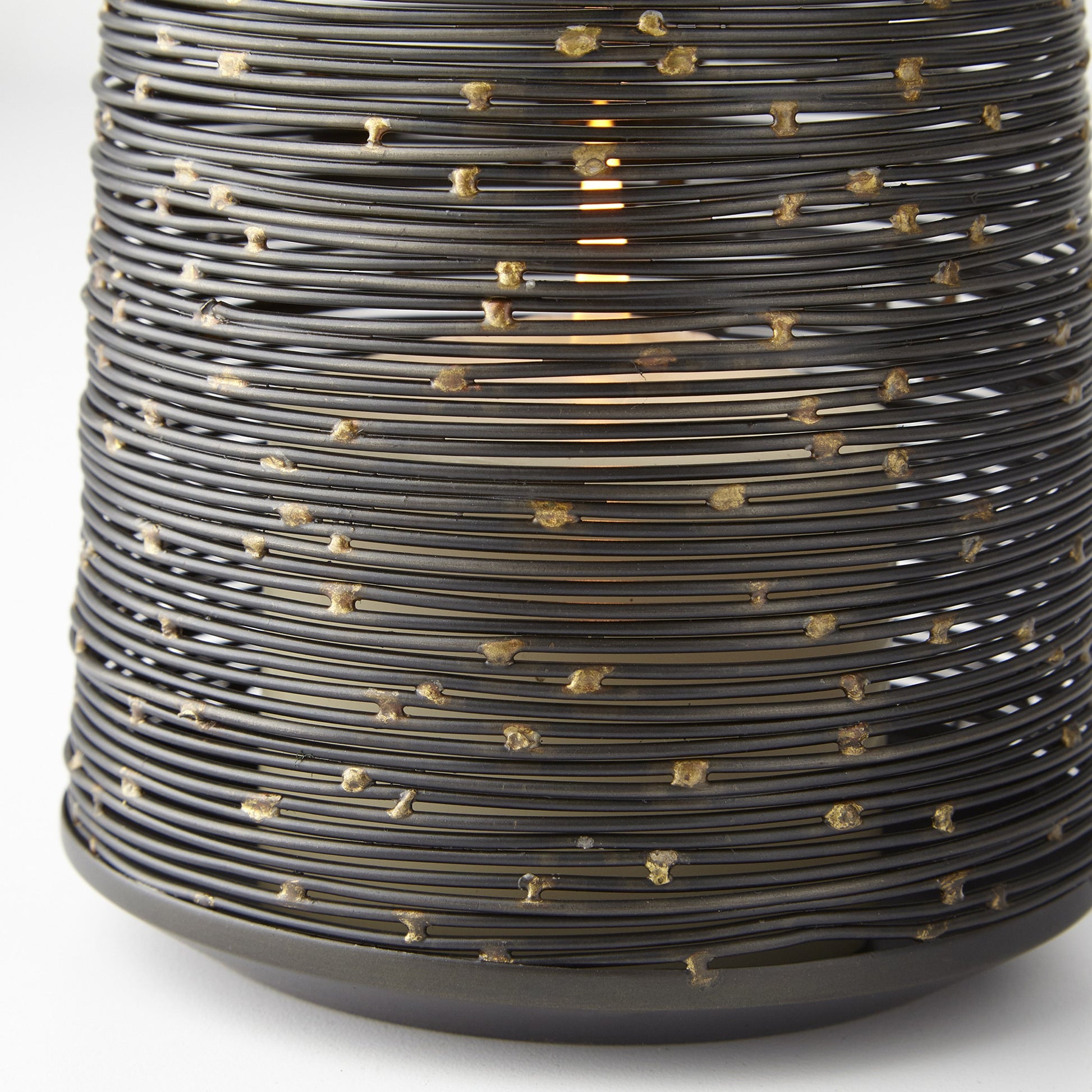 Luniana Candleholder by Cyan Design in antique black. Made from iron in a modern style.